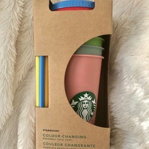 BNWB Starbucks color changing cups